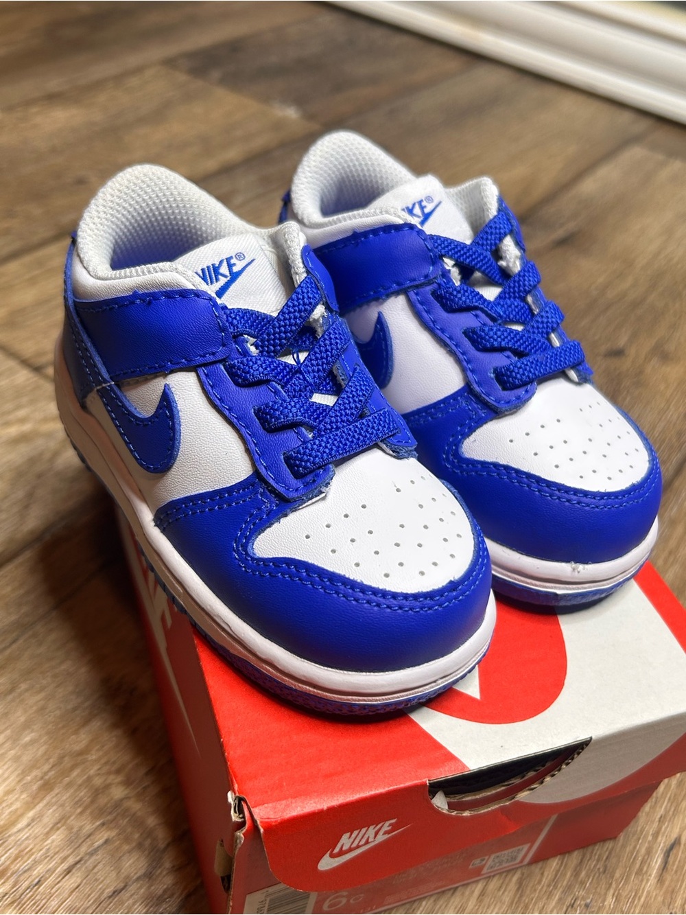👶🏻Nike Dunks Low Babies & Toddlers “Concord” Size 6C💙 Brand New With Box 🔥🔥👶🏻